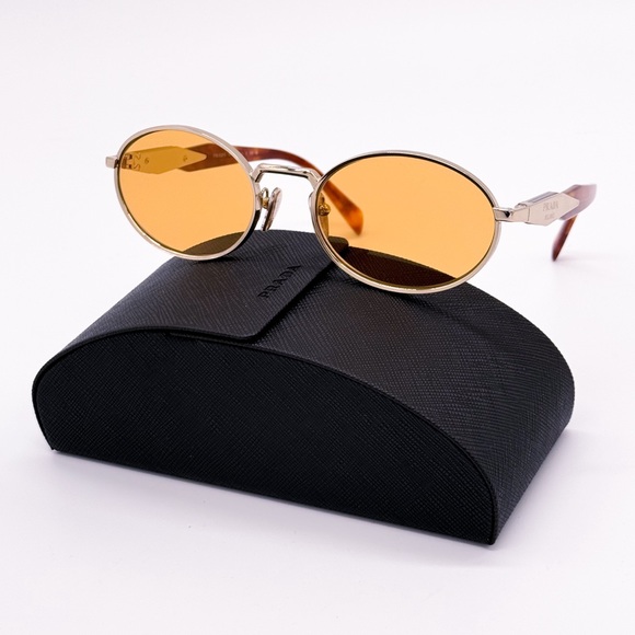 NEW PRADA PR65ZS ZVN02Z WOMEN PRADA SUNGLASSES PR 65ZS YELLOW PRADA SPR 65Z - Picture 2 of 15